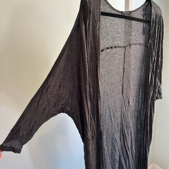 Timing Gray Lightweight Duster Cardigan - Picture 2 of 4